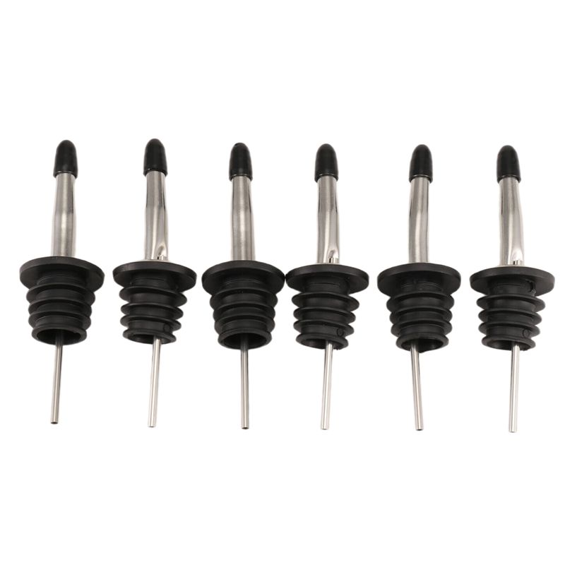 Speed Pourer Cap - 6Pcs Stainless Steel Pourers,Speed Pourer, Liquor