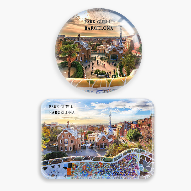 Home Barcelona - park guell Barcelona Spain Fridge Magnet