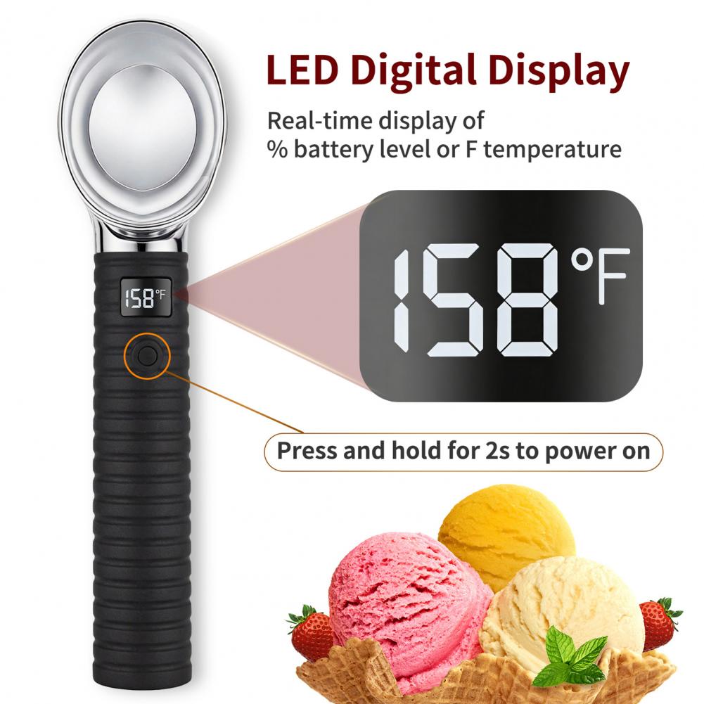 Ice Pick Pick - Electric Heated Ice Cream Scoop with