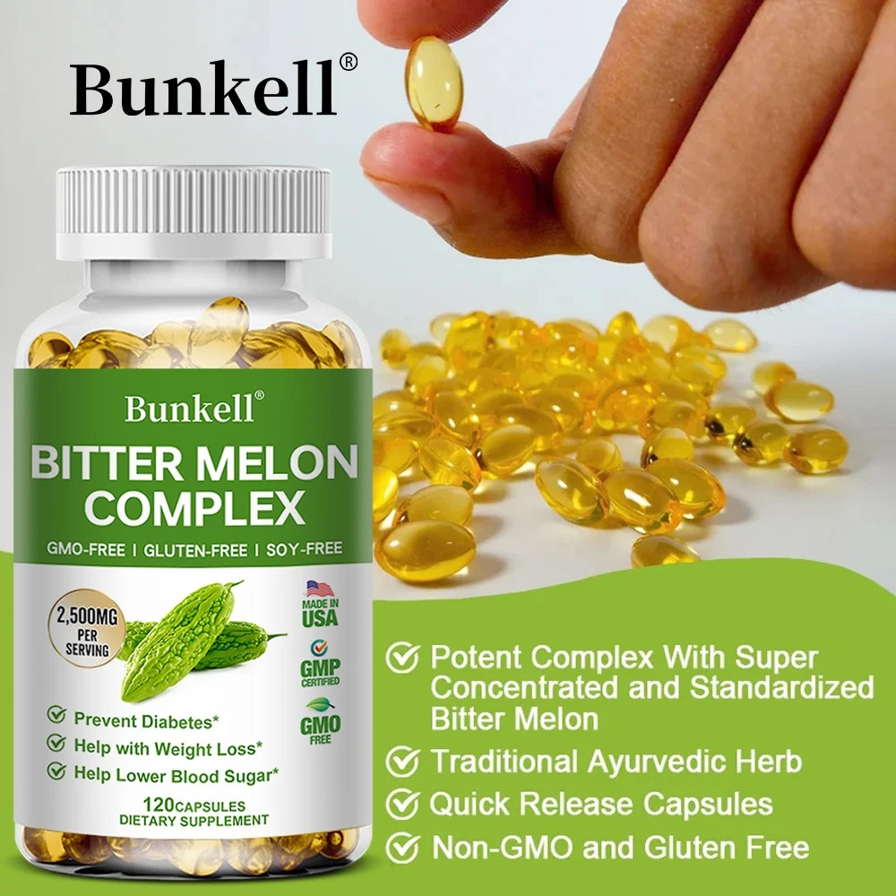 Bitter Melon Capsules - Weight - огляд і ціна Bitters Bottle Set