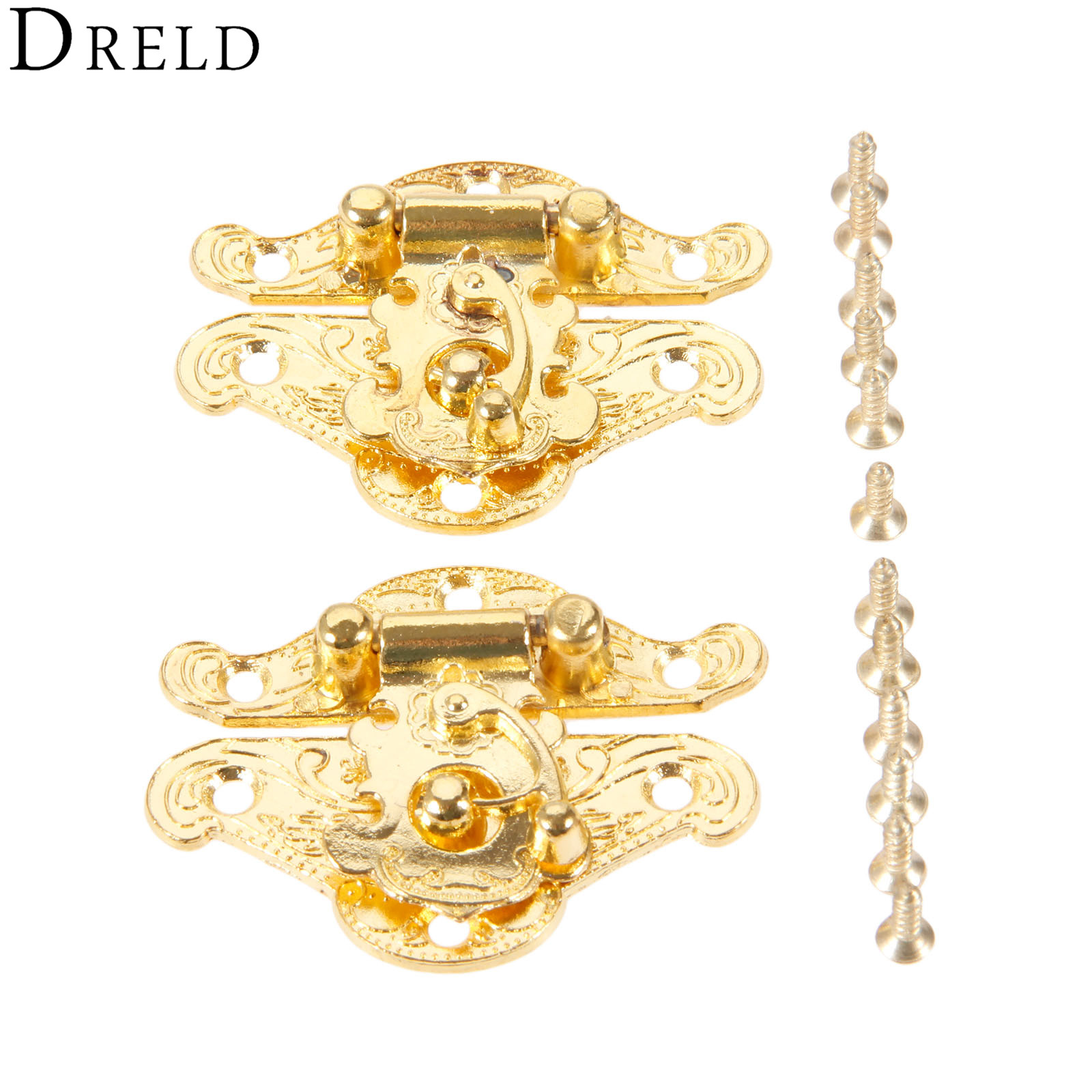 DRELD 2Pcs Antique Gold Box La - огляд і ціна Bar Cart Gold