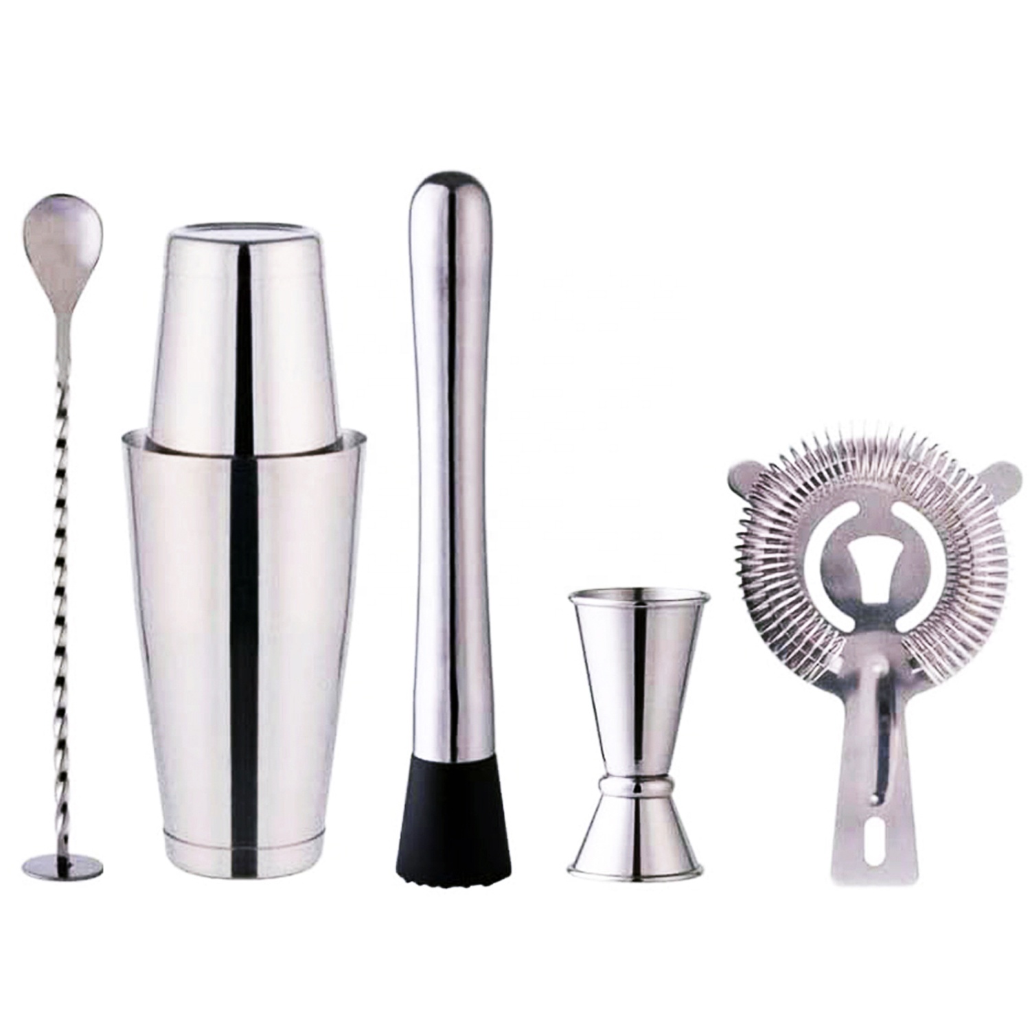 stllFactory Hot Selling 6pc Bo - огляд і ціна Boston Shaker Set