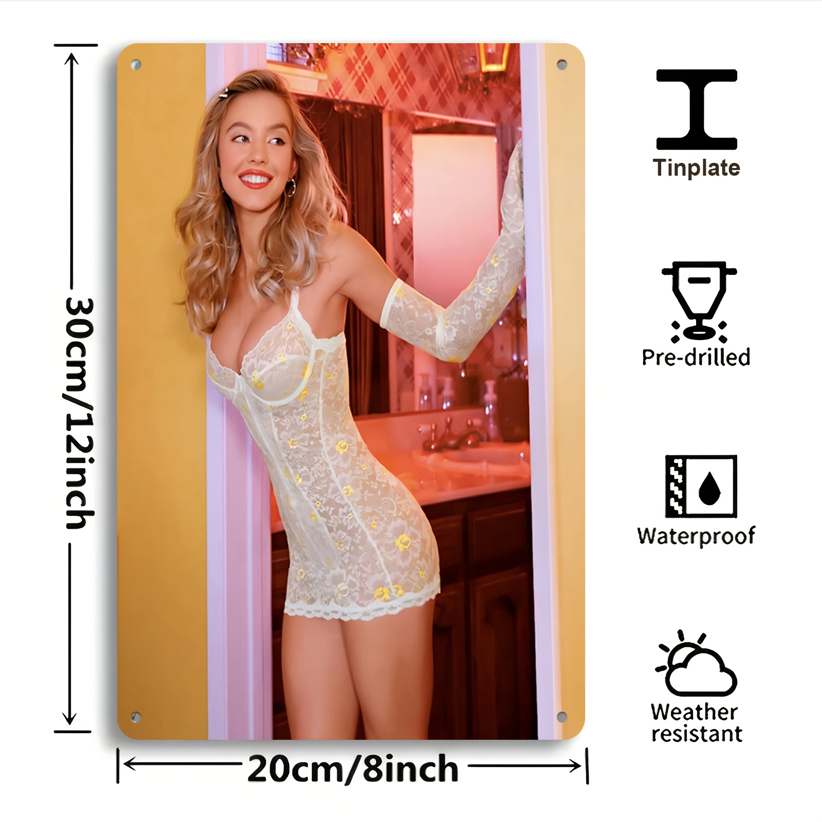 Sydney Sweeney Euphoria Metal  - огляд і ціна Home Bar Sydney