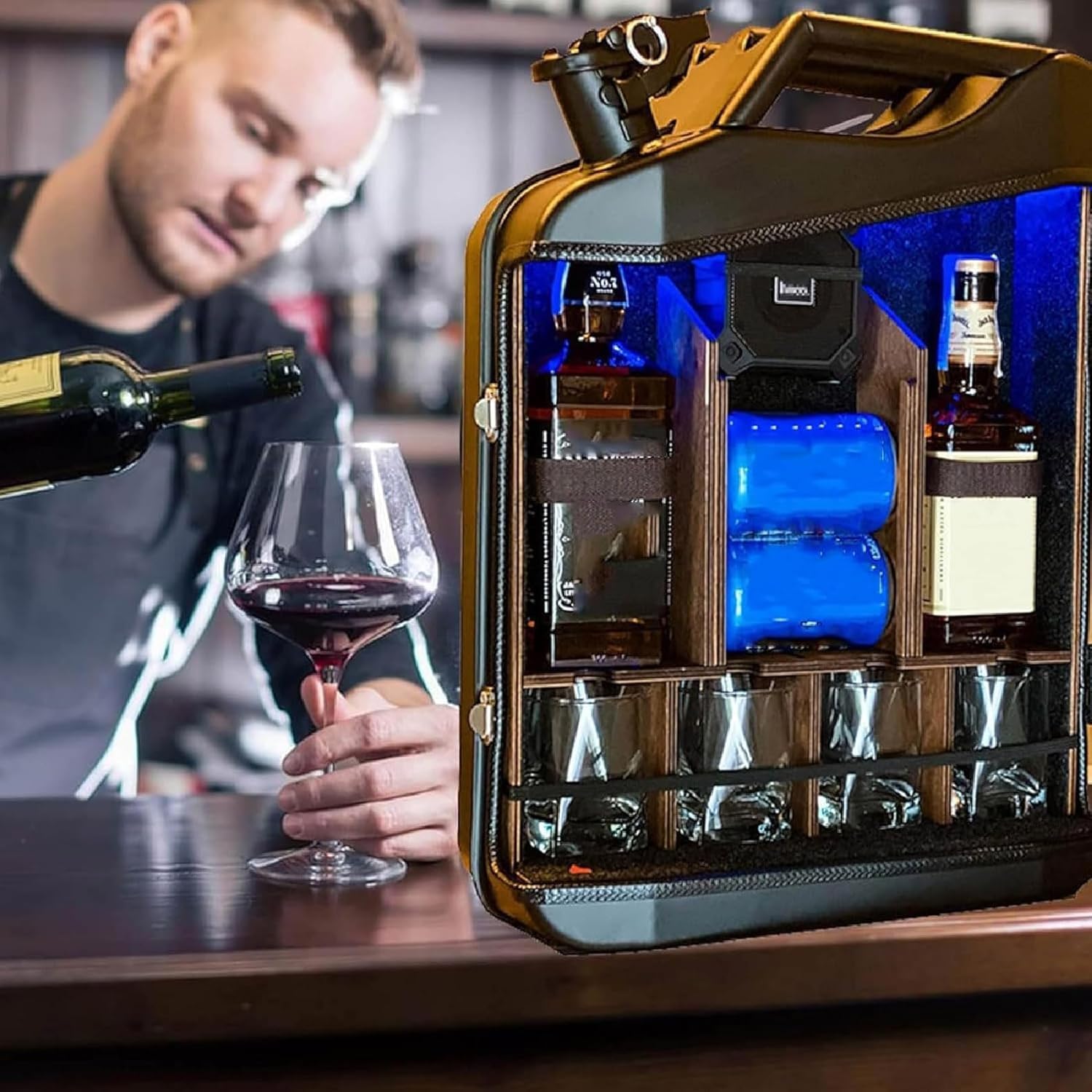 Mini Bar Cabinet, 20L Wooden W - огляд і ціна Home Bar And Cabinet