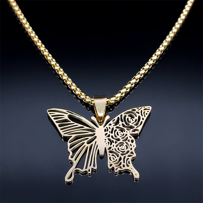 Aesthetic Butterfly Rose Flowe - огляд і ціна Bar Cart Gold