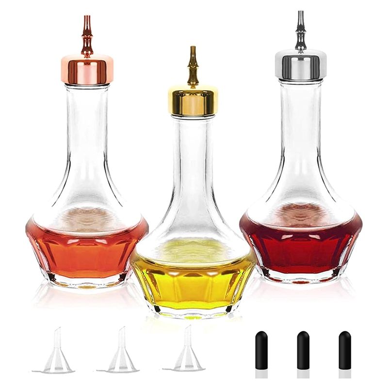 A04G-Bitters Bottle Set Of 3-1 - огляд і ціна Bitters Bottle Set