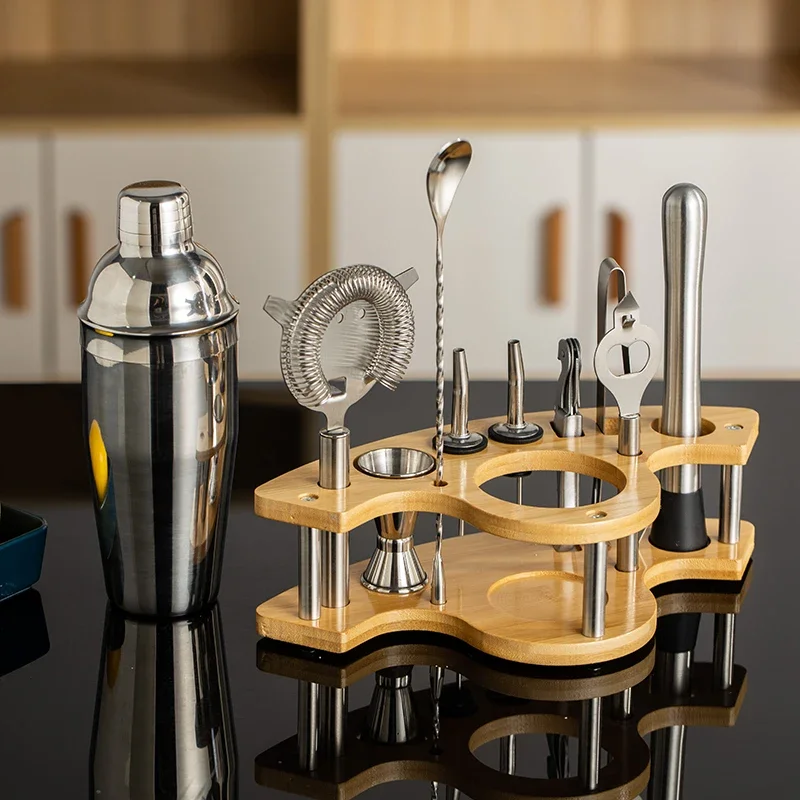 11pcs Stainless Steel Bartende - огляд і ціна Boston Shaker Set