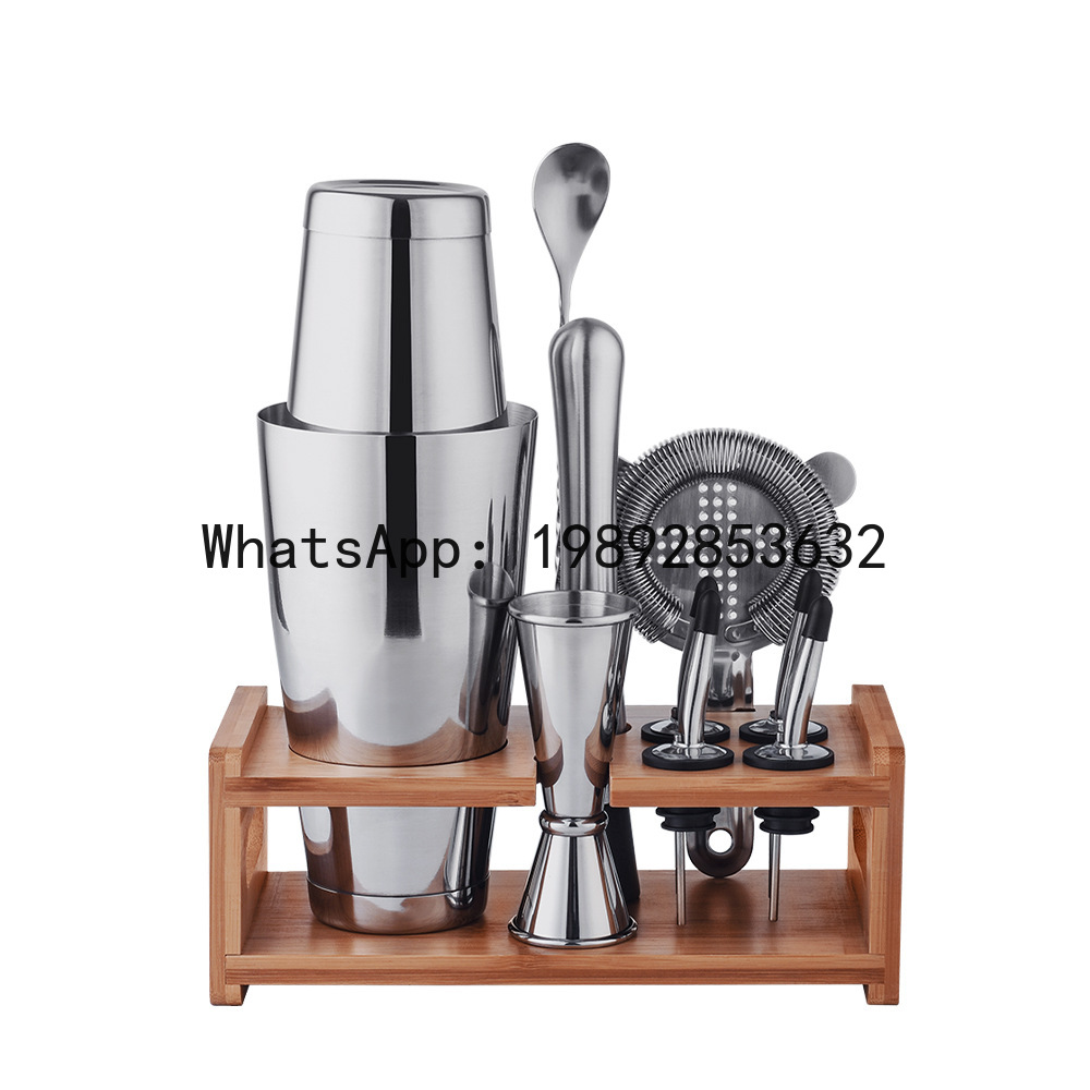 Stainless steel cocktail shake - огляд і ціна Boston Shaker Set