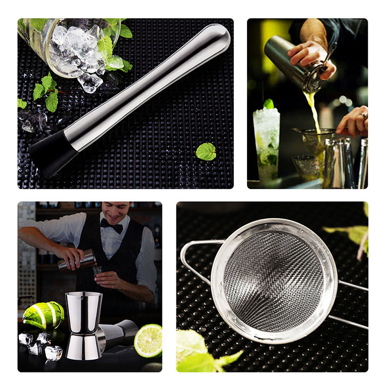 13Pcs/Set Stainless Steel Cock - огляд і ціна Boston Shaker Set