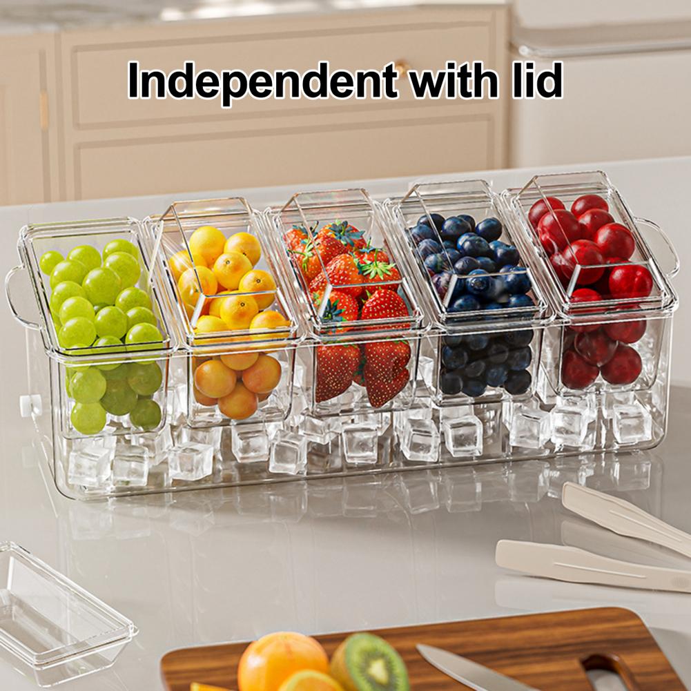 Taco Bar Serving Set for Party - огляд і ціна Garnish Tray Set