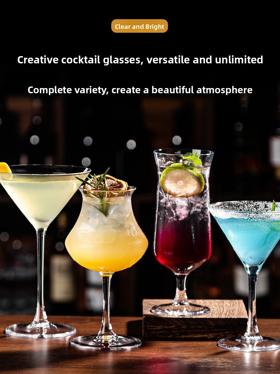 Premium Crystal Glass Cocktail - огляд і ціна Highball Glass Set