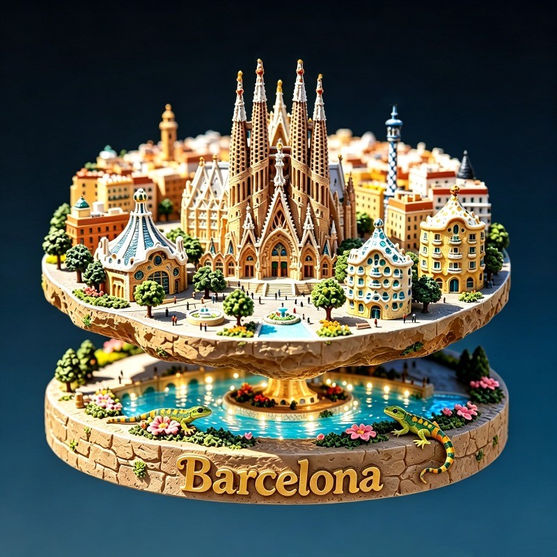 Spain Metal Fridge Magnets Bar - огляд і ціна Home Barcelona