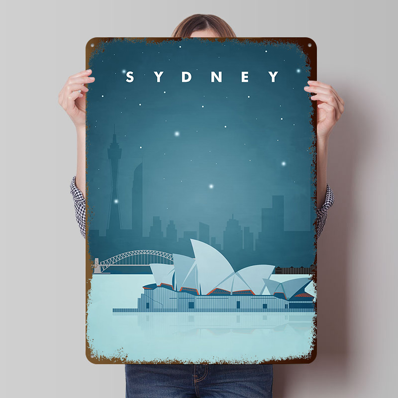 Sydney Travel Poster Customize - огляд і ціна Home Bar Sydney