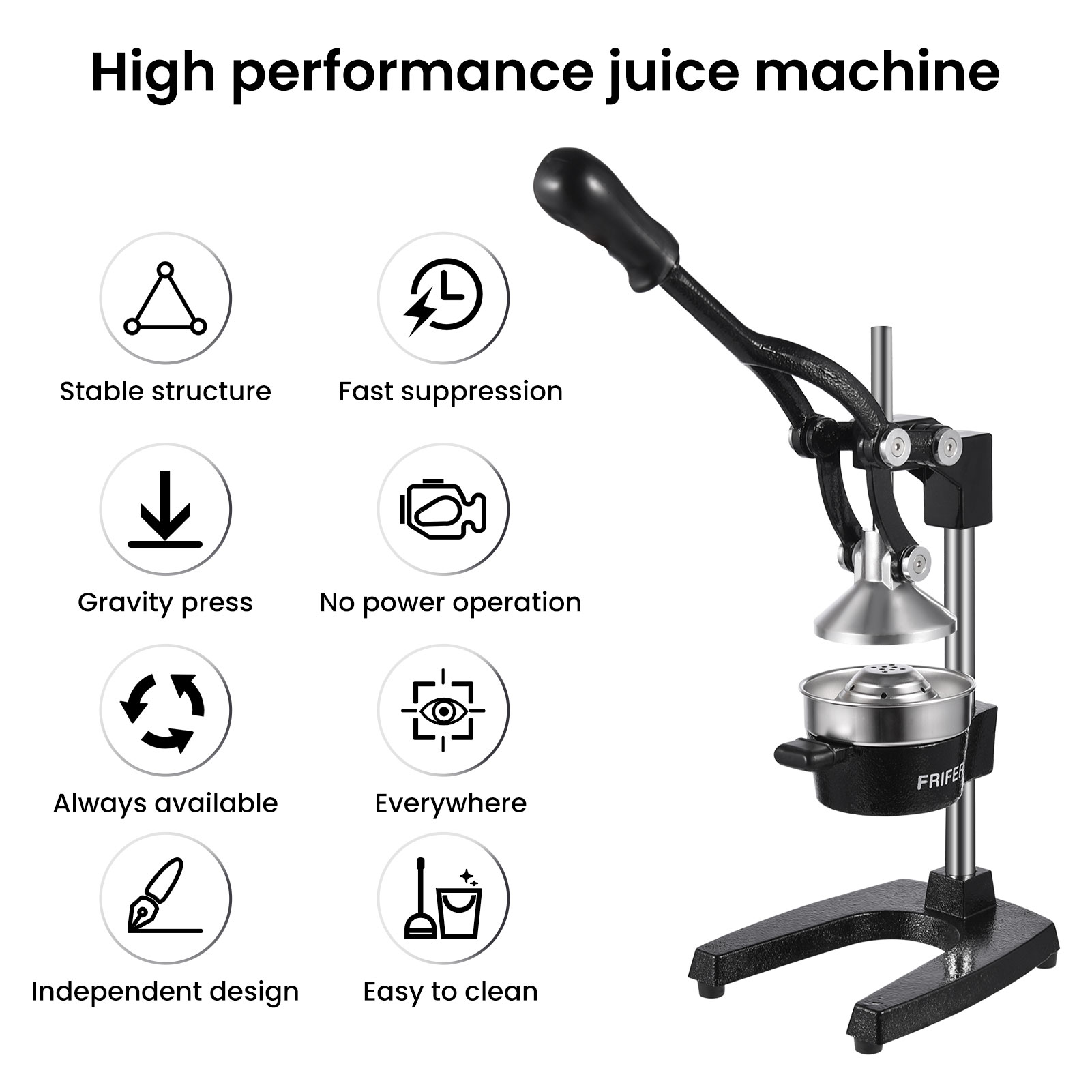 Lightweight stainless steel ma - огляд і ціна Citrus Juicer Bar